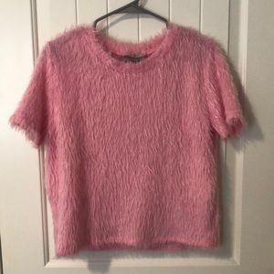 fluffy blouse